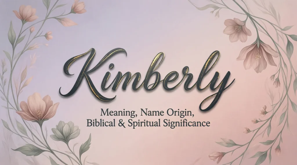 Kimberly Meaning Name Origin, Biblical & Spiritual Significance