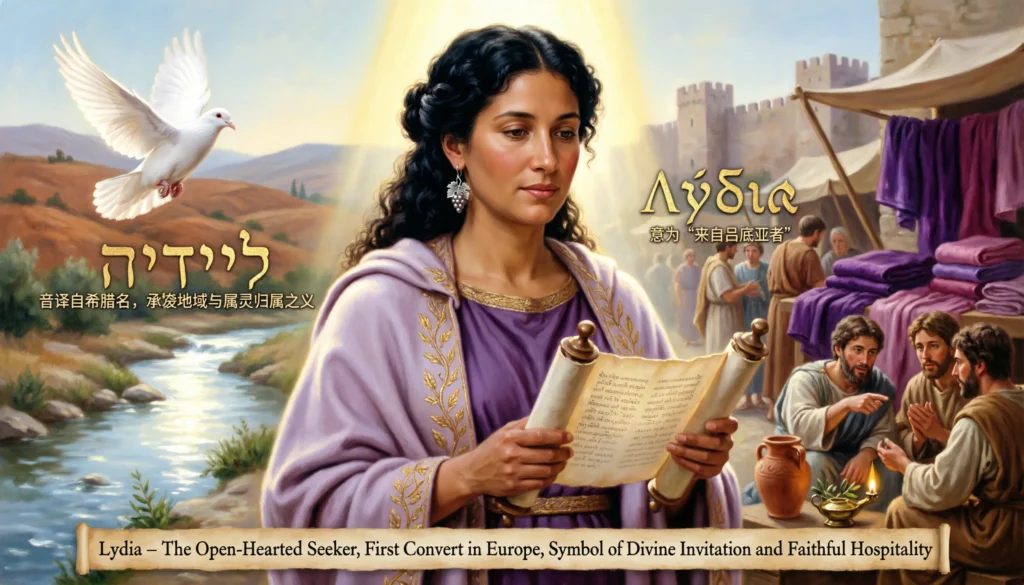 Spiritual Meaning of Lydia in the Bible: Hebrew, Greek Origin