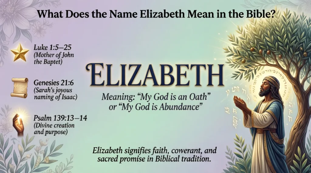 What Does the Name Elizabeth Mean in the Bible?