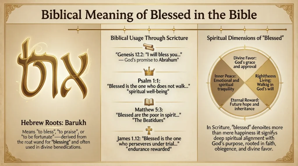 Biblical Meaning of Blessed in the Bible