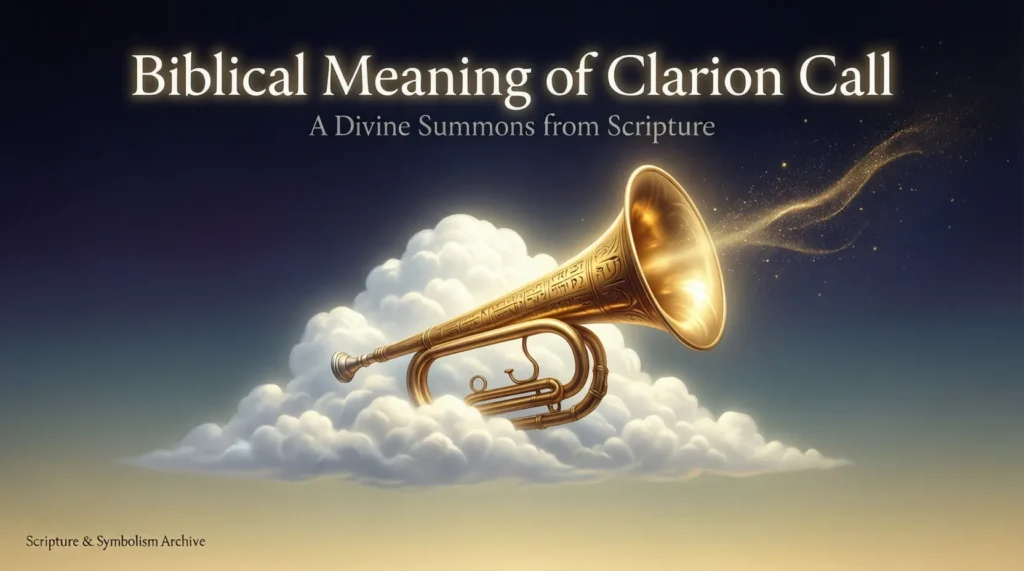 Biblical Meaning of Clarion Call
