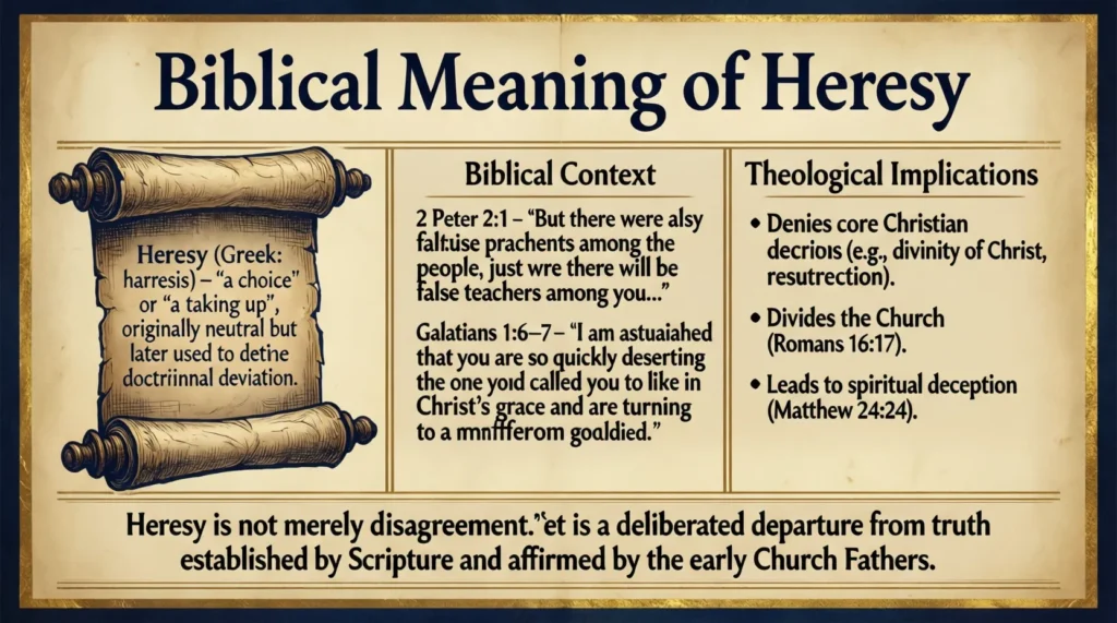 Biblical Meaning of Heresy