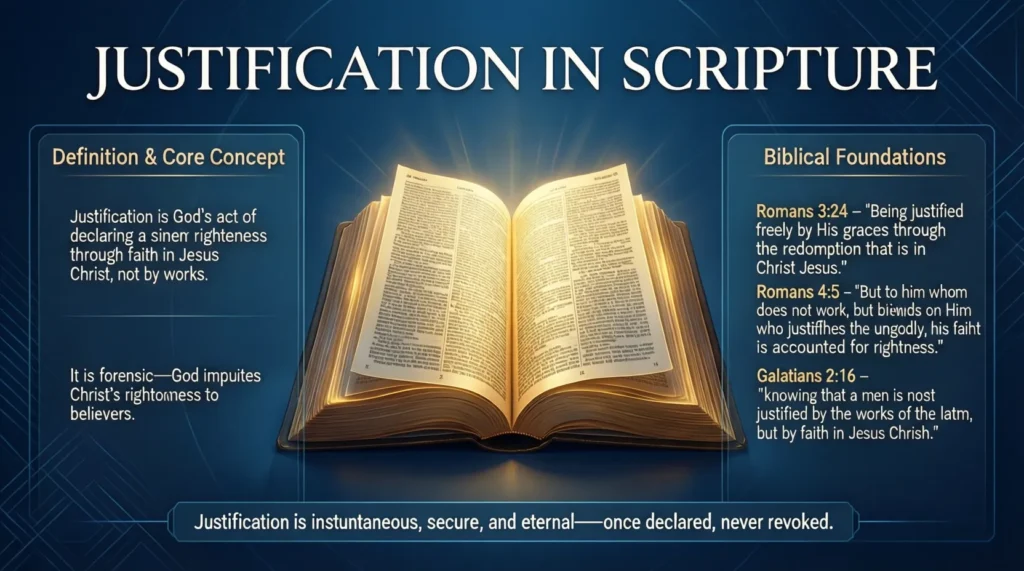 Biblical Meaning of Justification in the Bible