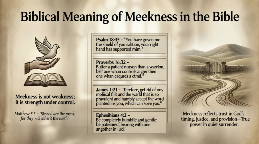 Biblical Meaning of Meekness in the Bible