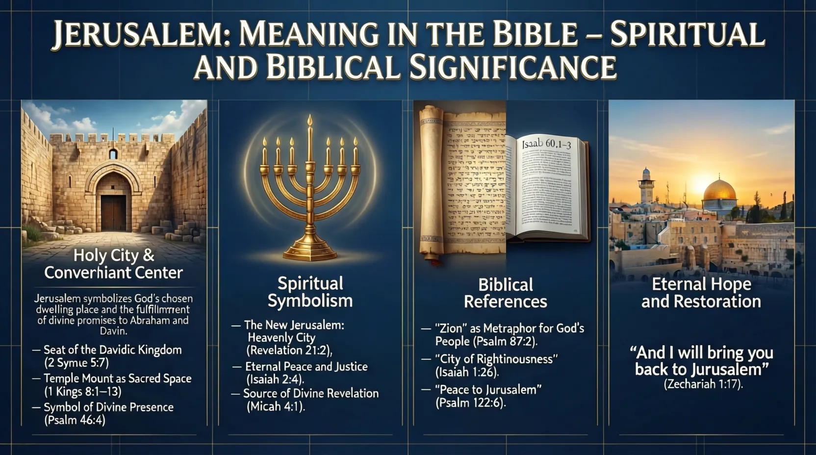 Jerusalem Meaning in the Bible | A City of Promise, Faith & Hope