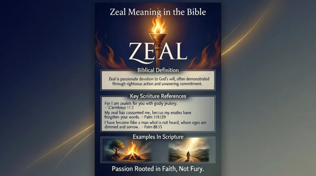 Zeal Meaning in the Bible