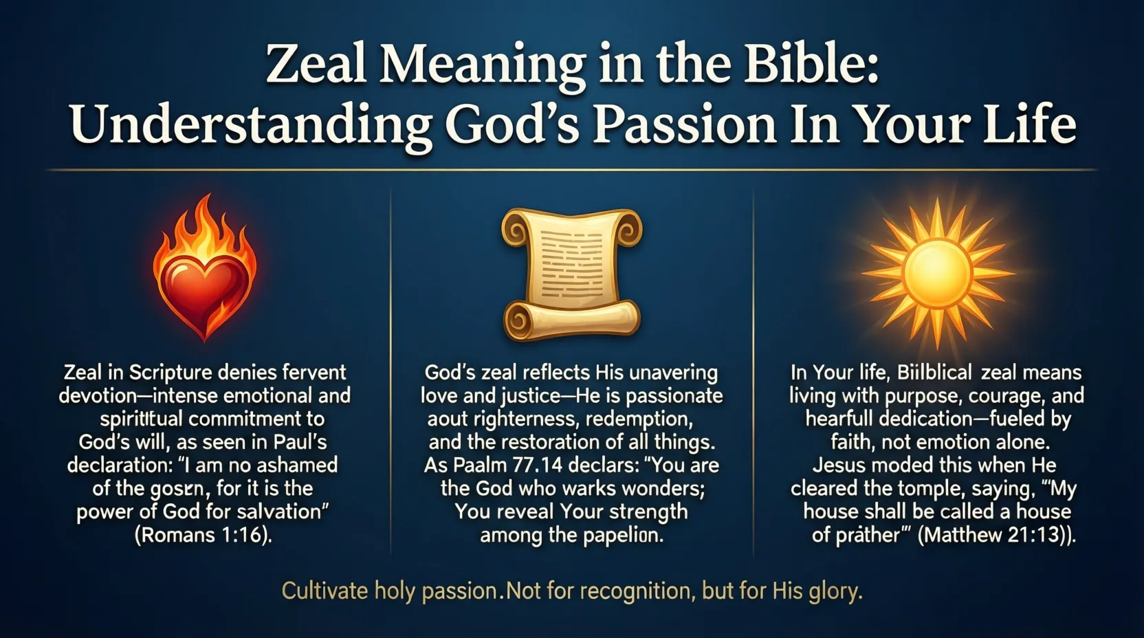 Zeal Meaning in the Bible: God’s Fire Within the Believer