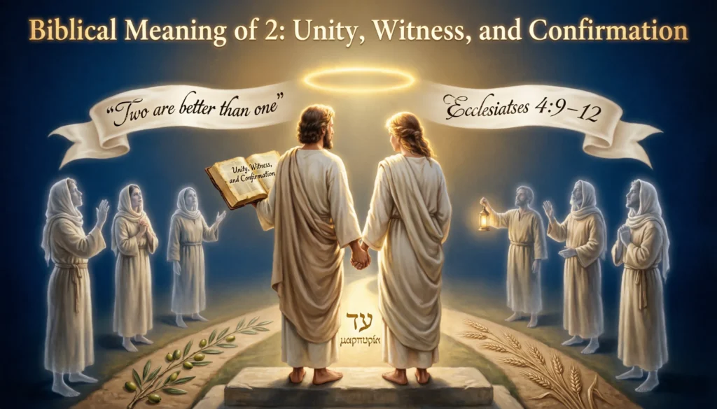 Biblical Meaning of 2: 