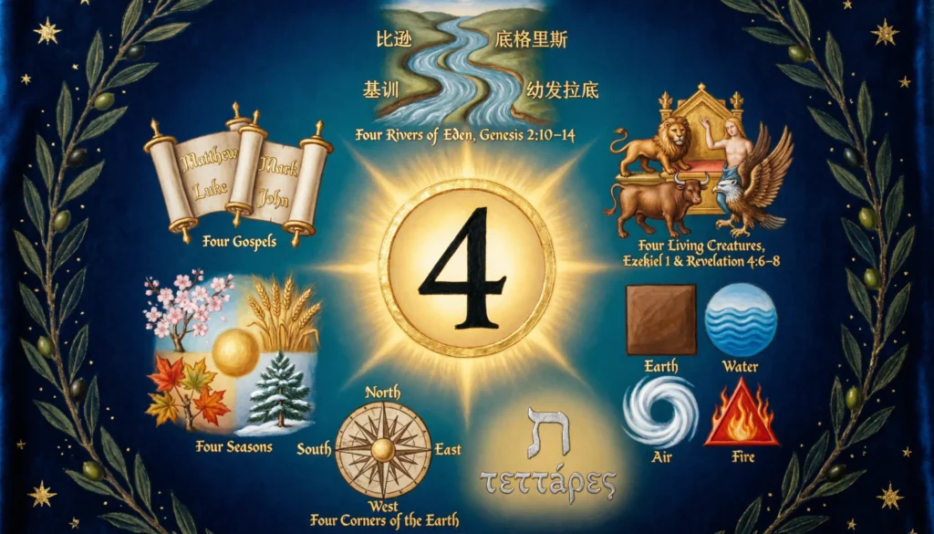 Biblical Meaning of 4 in the Bible
