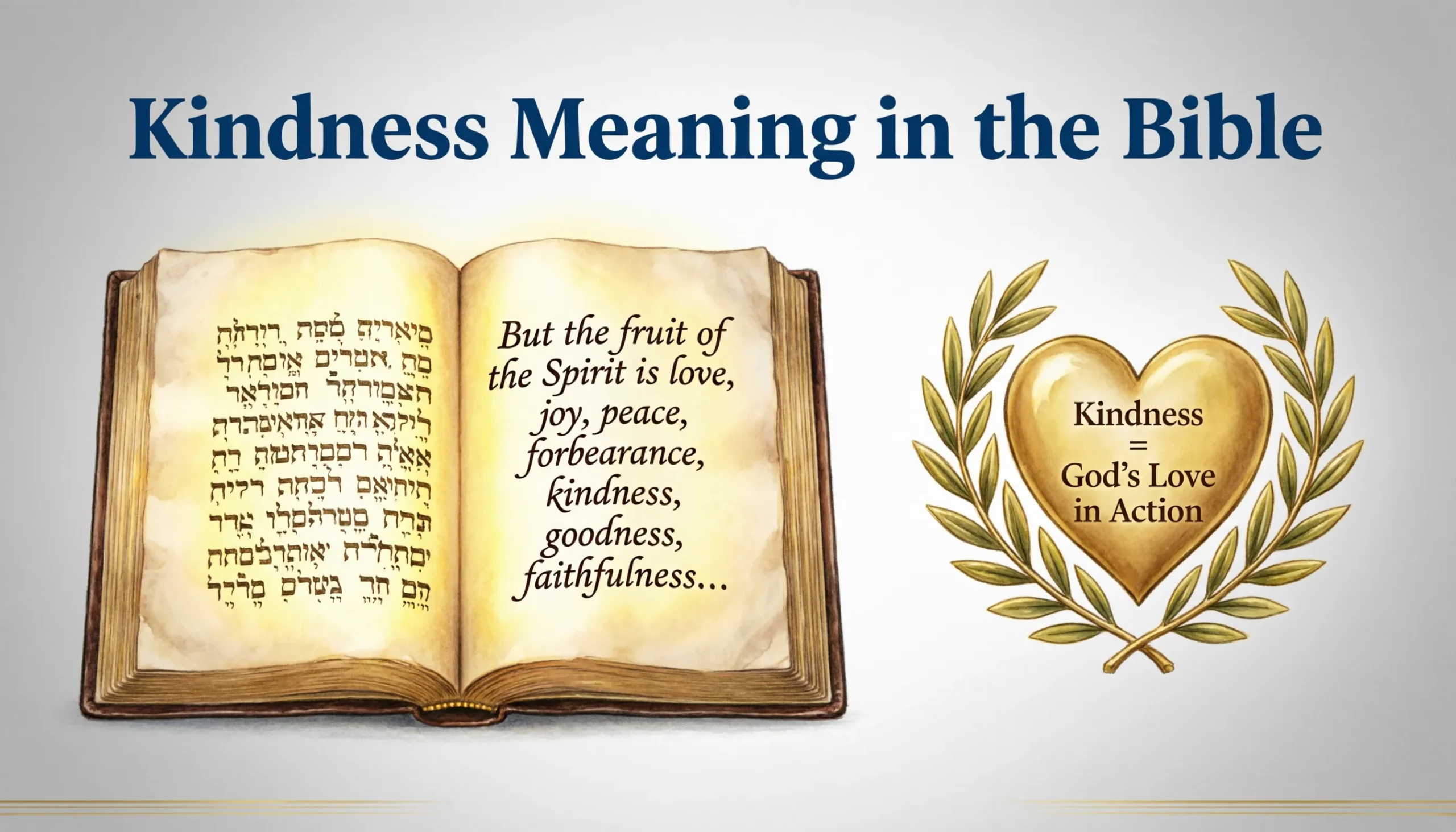Kindness Meaning in the Bible: