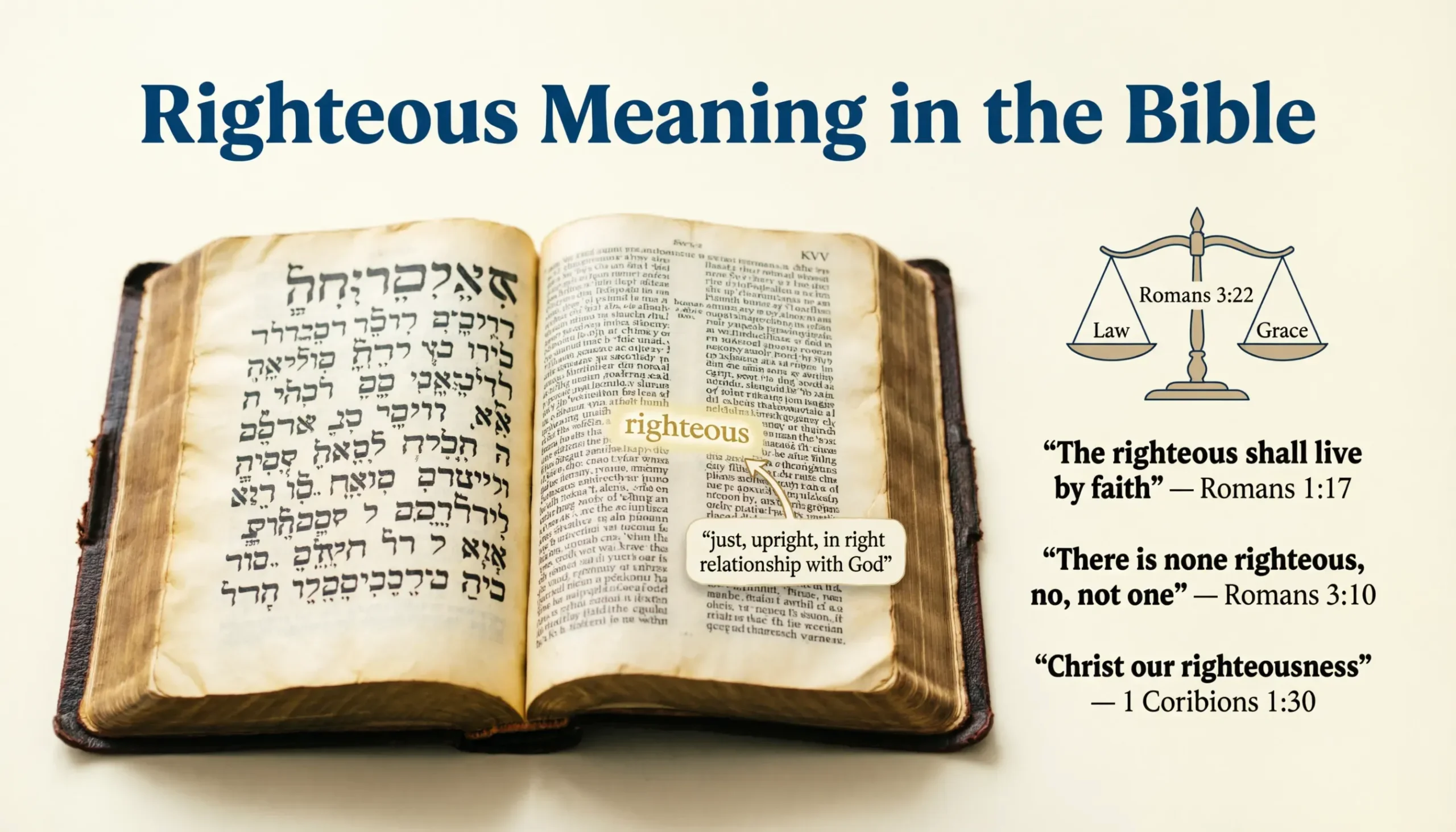 Righteous Meaning in the Bible