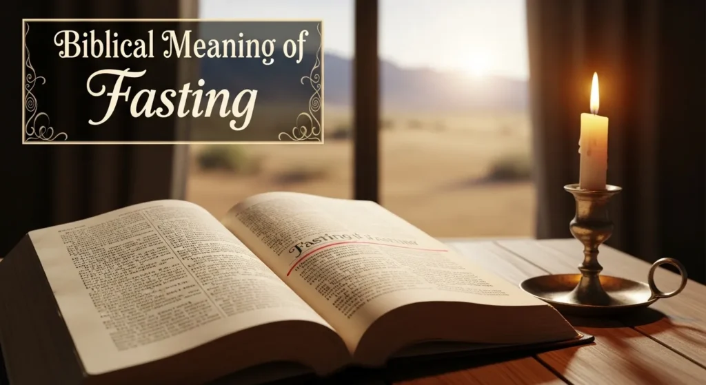 Biblical Meaning of Fasting