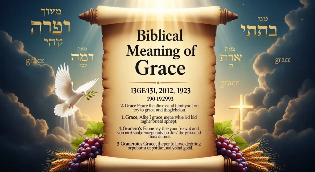 Grace in Bible Meaning