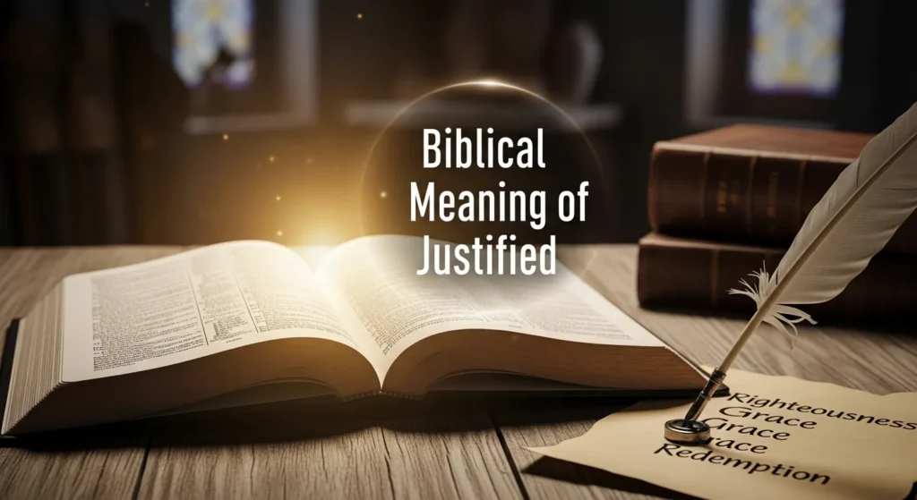 Biblical Meaning of Justified