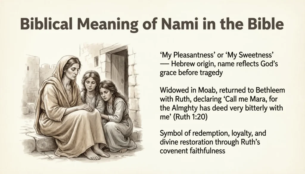 Biblical Meaning of Naomi in the Bible
