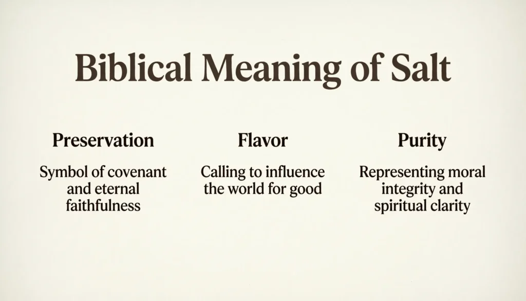 Biblical Meaning of Salt