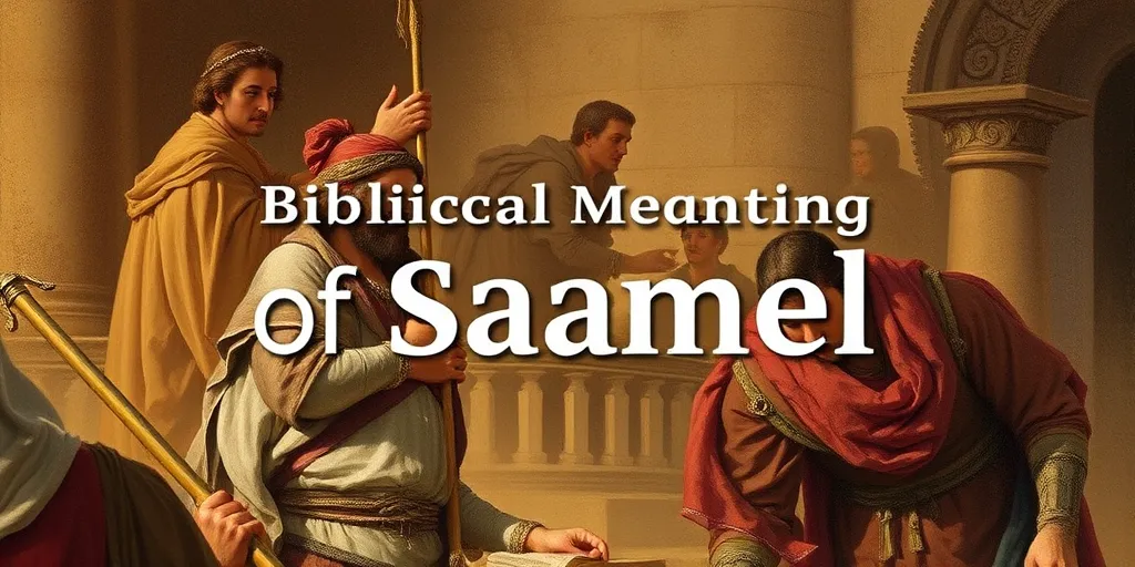 Biblical Meaning of Samuel