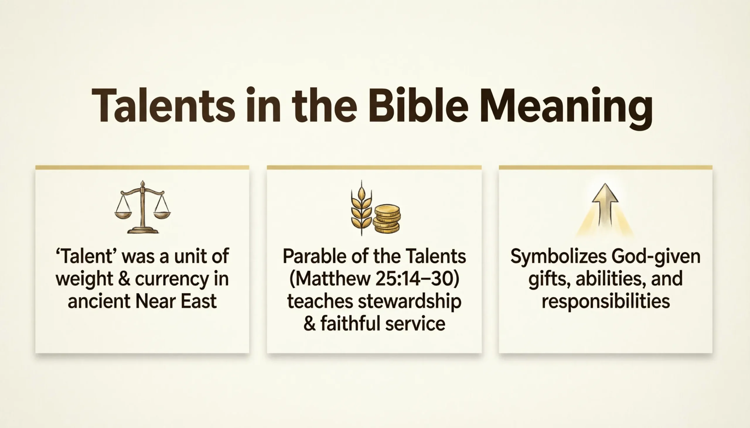Talents in the Bible Meaning