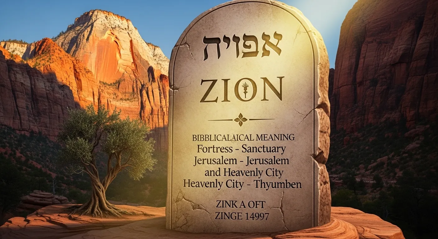 Zion Bible Meaning