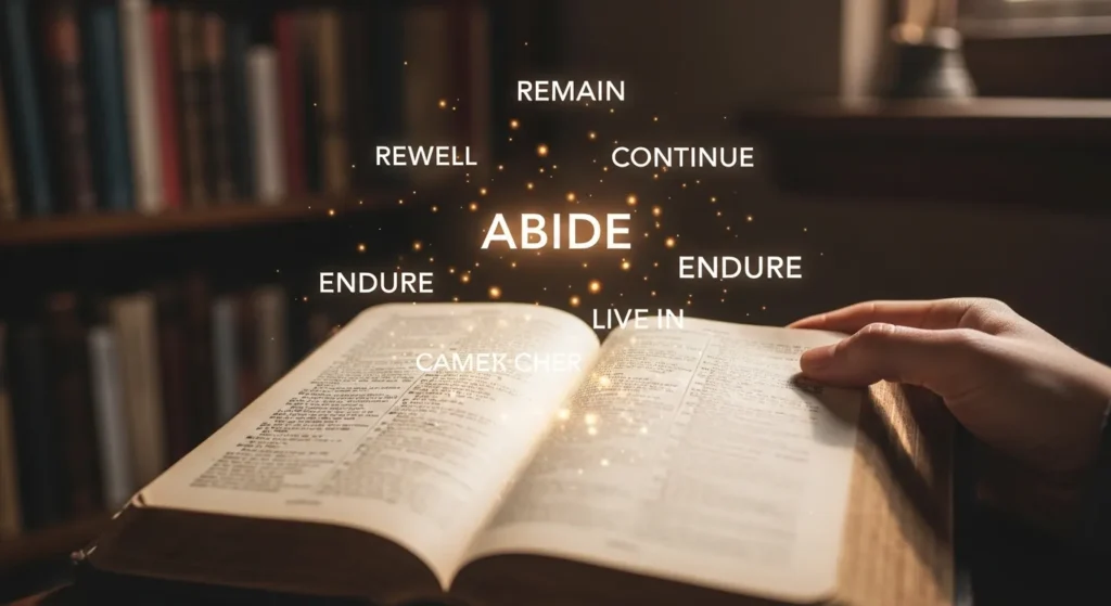 Biblical Meaning of Abide
