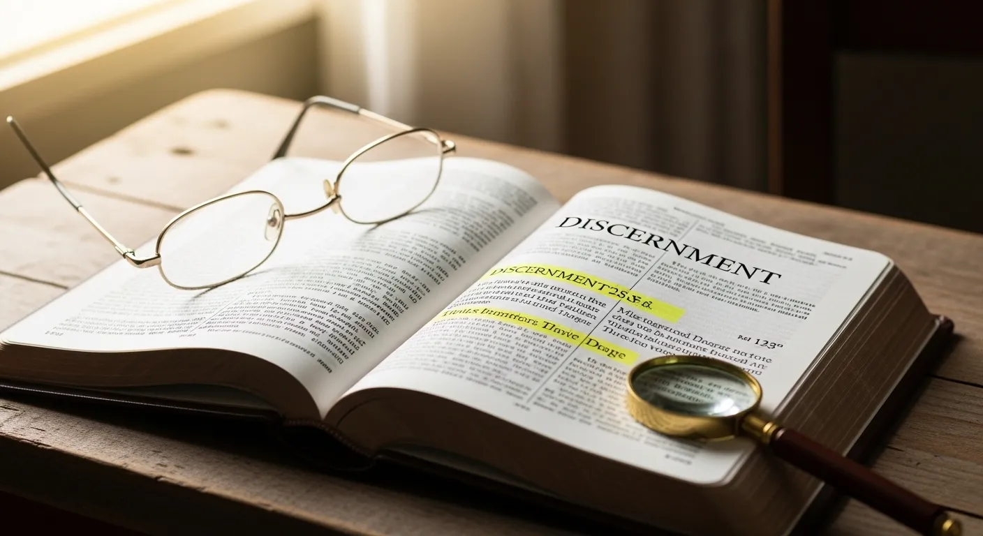 Discernment in the Bible Meaning
